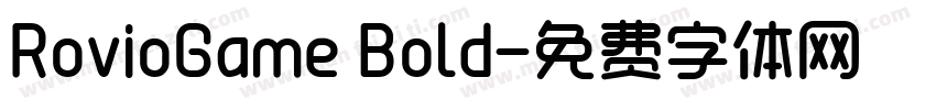 RovioGame Bold字体转换
